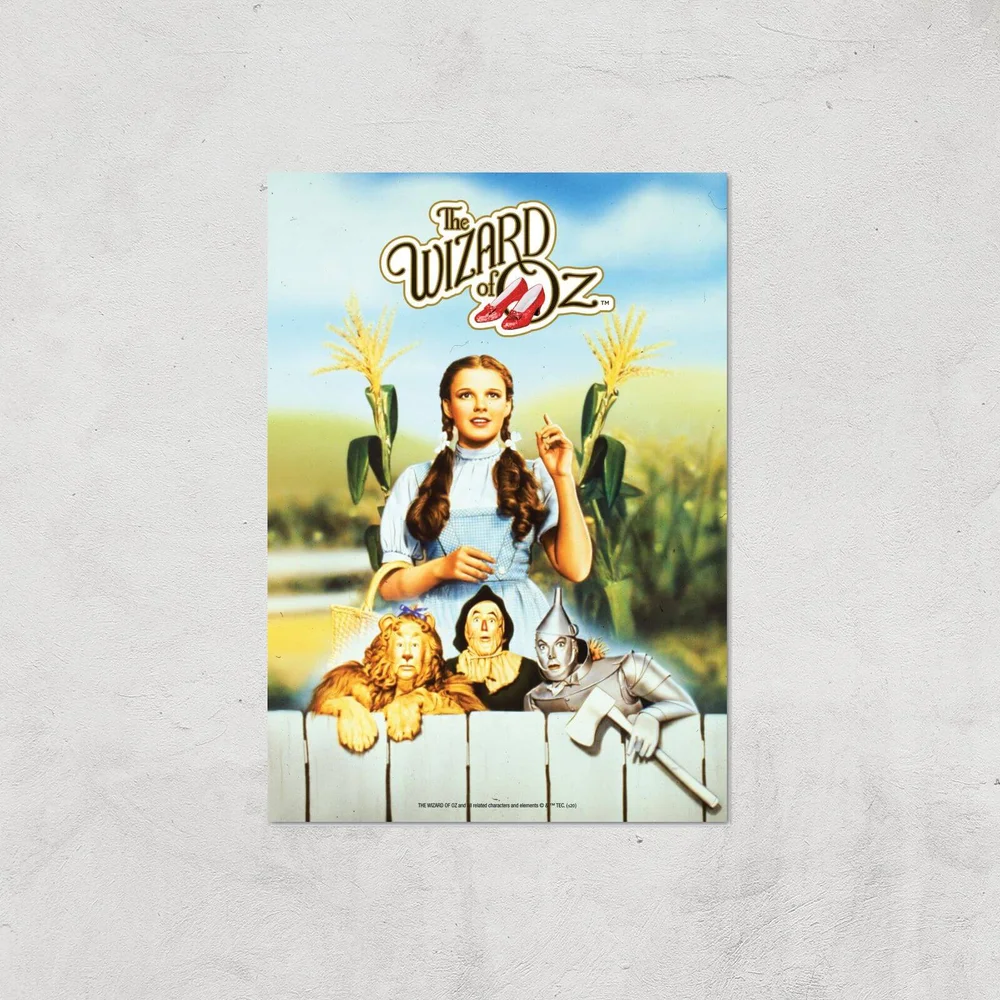The Wizard Of Oz Giclee Art Print - A4 - Print Only Afbeelding 1