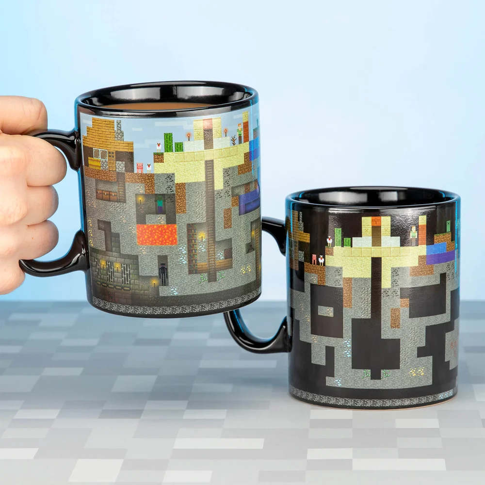 Minecraft XL Warmte Wisselende Mok Afbeelding 1