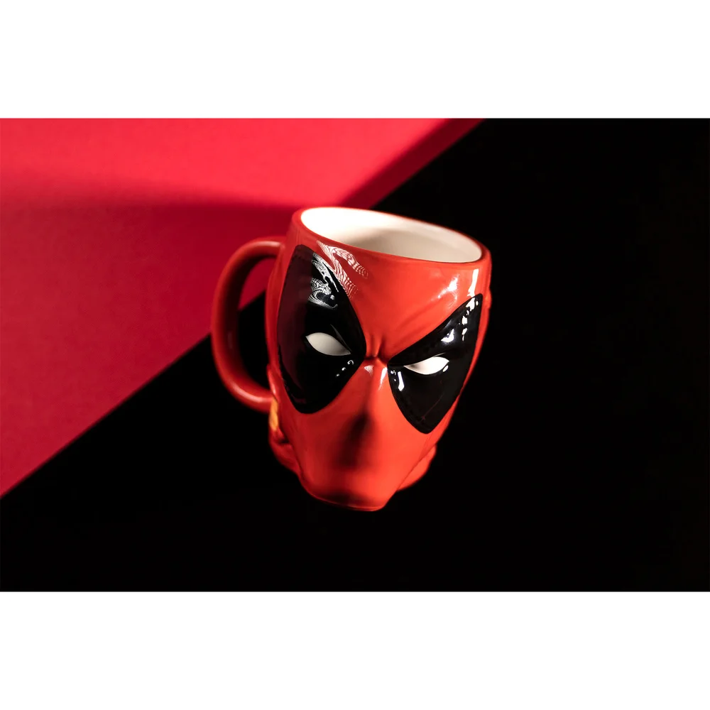 Deadpool Shaped Mug Plastic Free V3 Afbeelding 1