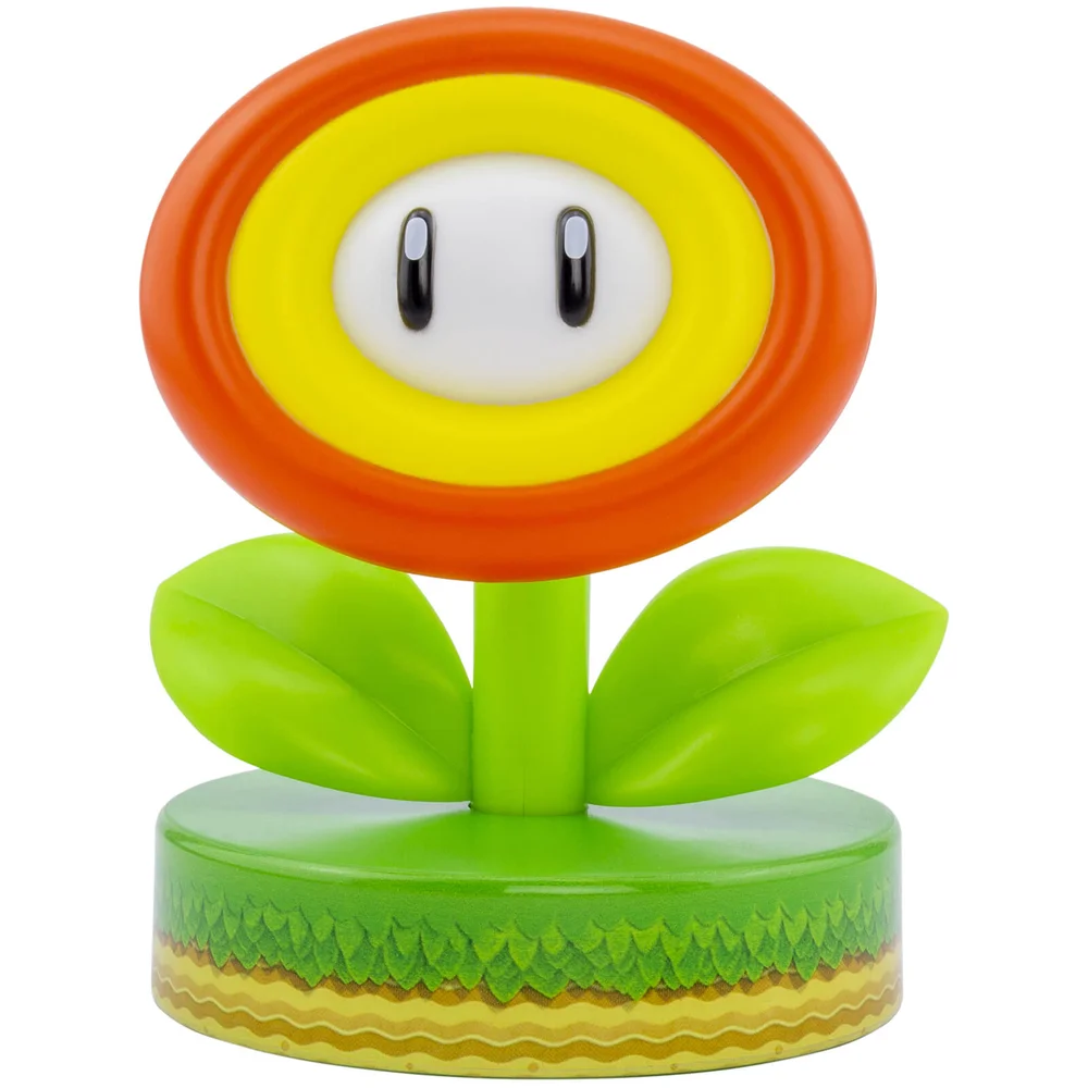 Super Mario Vuur Bloem Pictogram Licht Afbeelding 1