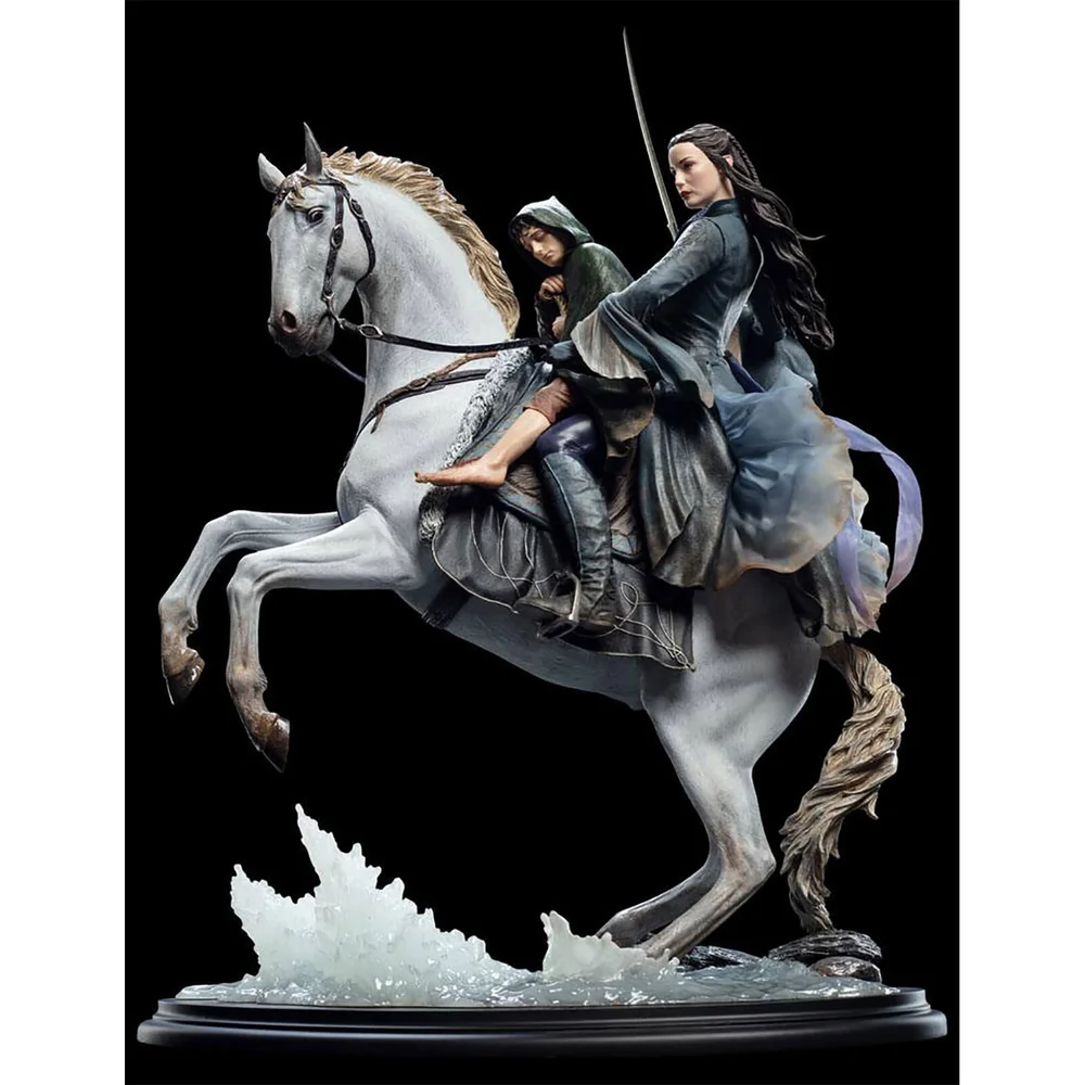 Weta Collectibles Lord of the Rings Beeld 1/6 Arwen & Frodo op Asfaloth 40 cm Afbeelding 1