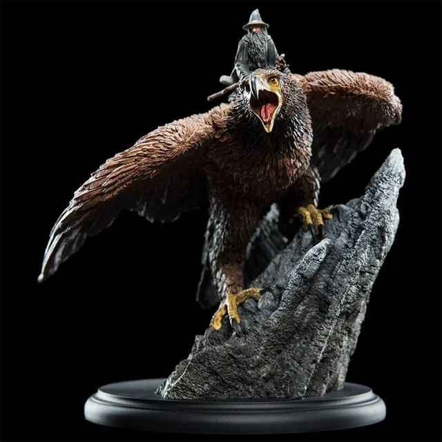 Weta Collectibles Lord of the Rings Beeld Gandalf op Gwaihir 15 cm