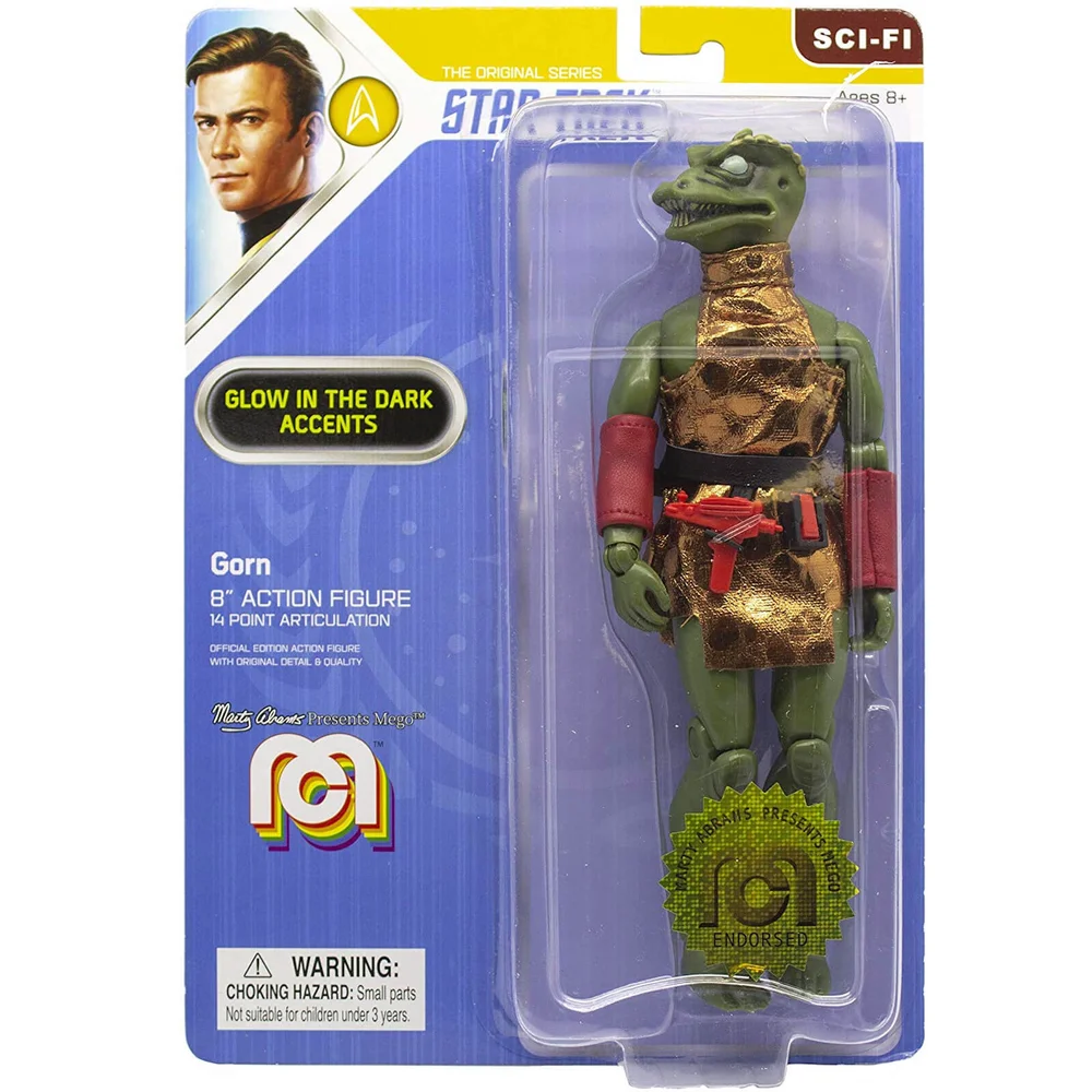 Mego Star Trek - Gorn - Glow in the Dark 8 Inch Action Figure Afbeelding 1