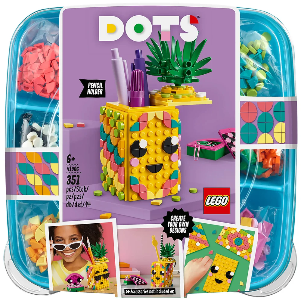 LEGO DOTS: Ananas Potloodhouder (41906) Afbeelding 1
