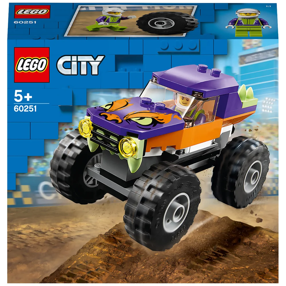 LEGO City: Grote Voertuigen Monster Truck speelgoed (60251) Afbeelding 1