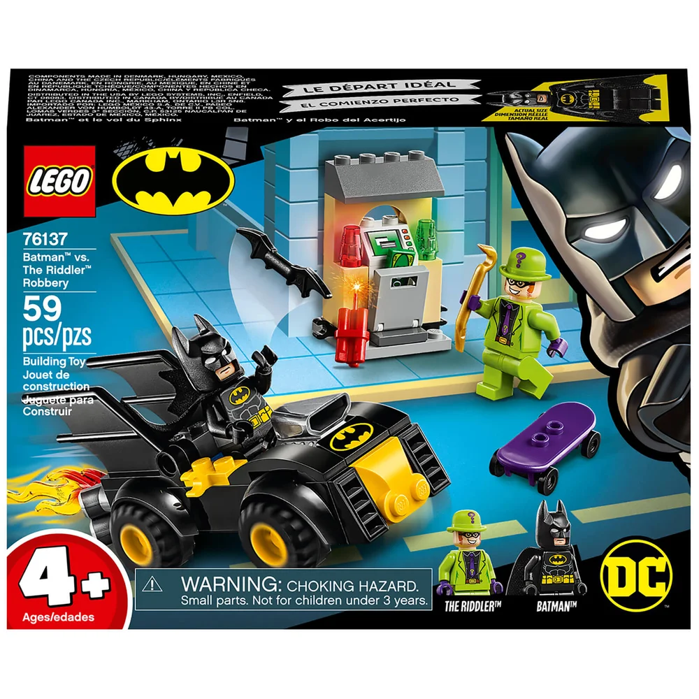LEGO DC Batman vs. The Riddler Robbery Toy Car (76137) Afbeelding 1