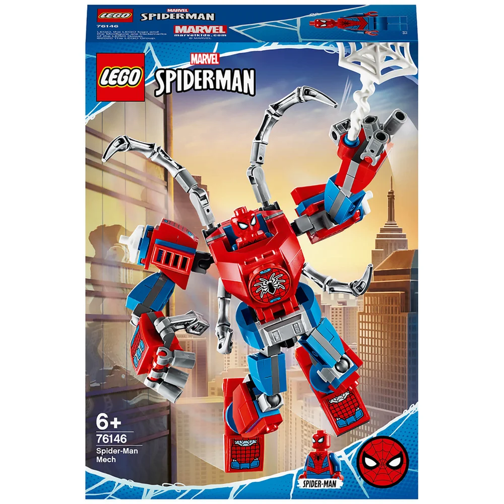 LEGO Super Helden: Marvel Spider-Man Mech Bouwset (76146) Afbeelding 1