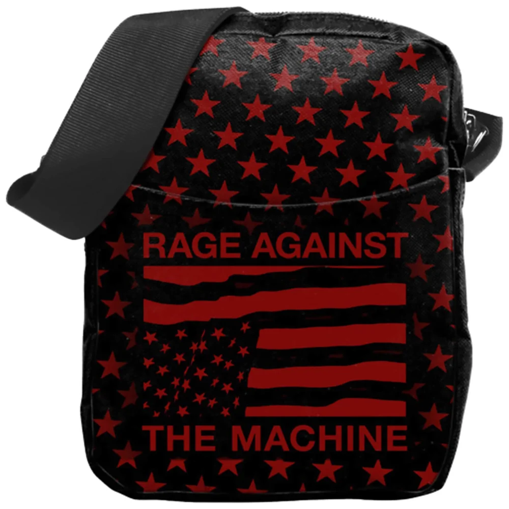 Rocksax Rage Against the Machine USA Stars Cross Body Bag Afbeelding 1