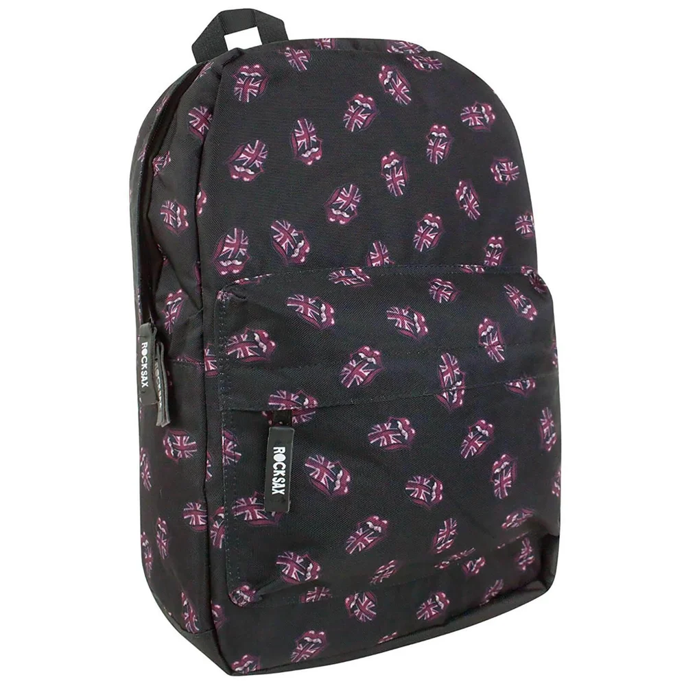Rocksax The Rolling Stones Rugzak met Union Jack All-Over Print Afbeelding 1