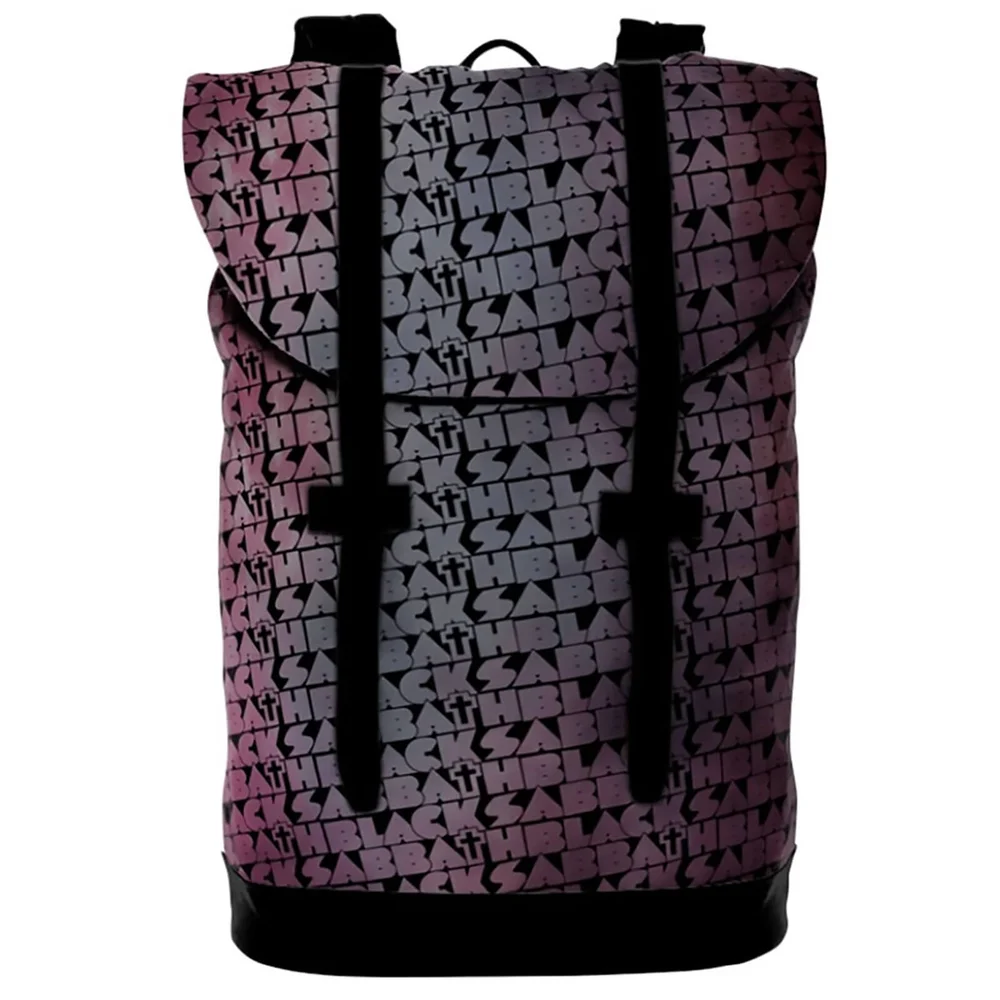 Rocksax Black Sabbath Distress Cross Heritage Tas Afbeelding 1