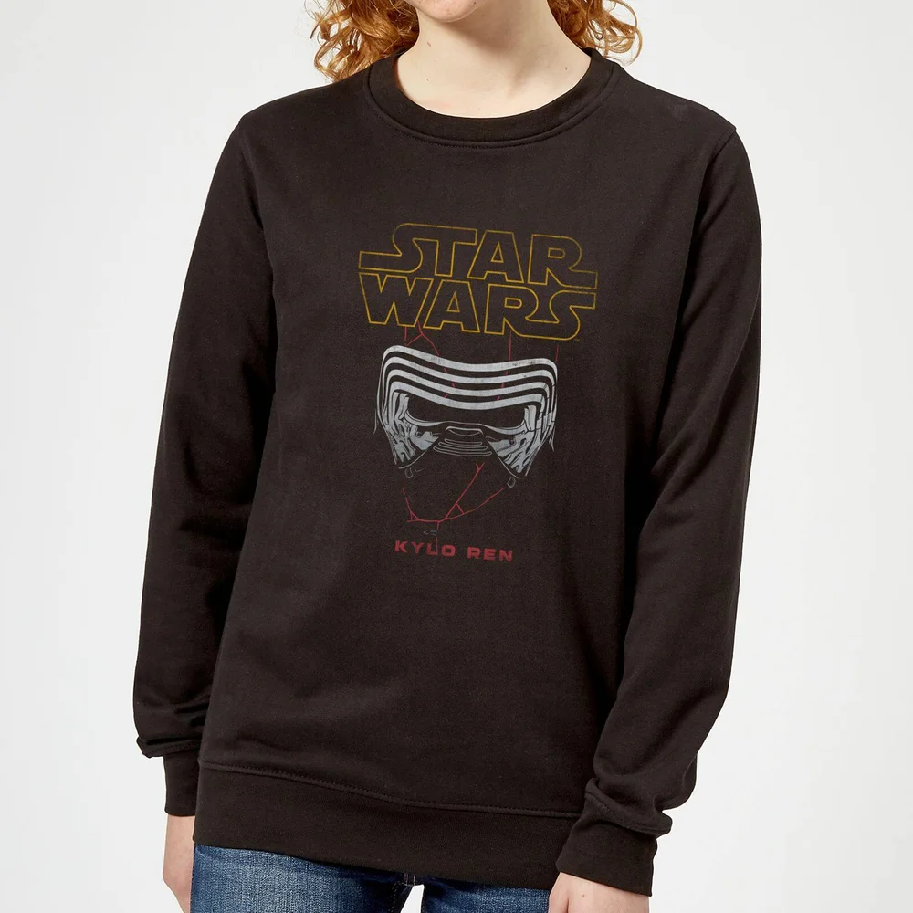 Star Wars Kylo Helmet Women's Sweatshirt - Black - XS Afbeelding 1