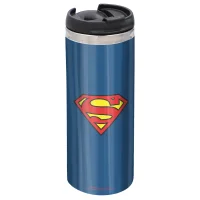 Superman Stainless Steel Thermo Travel Mug - undefined undefined