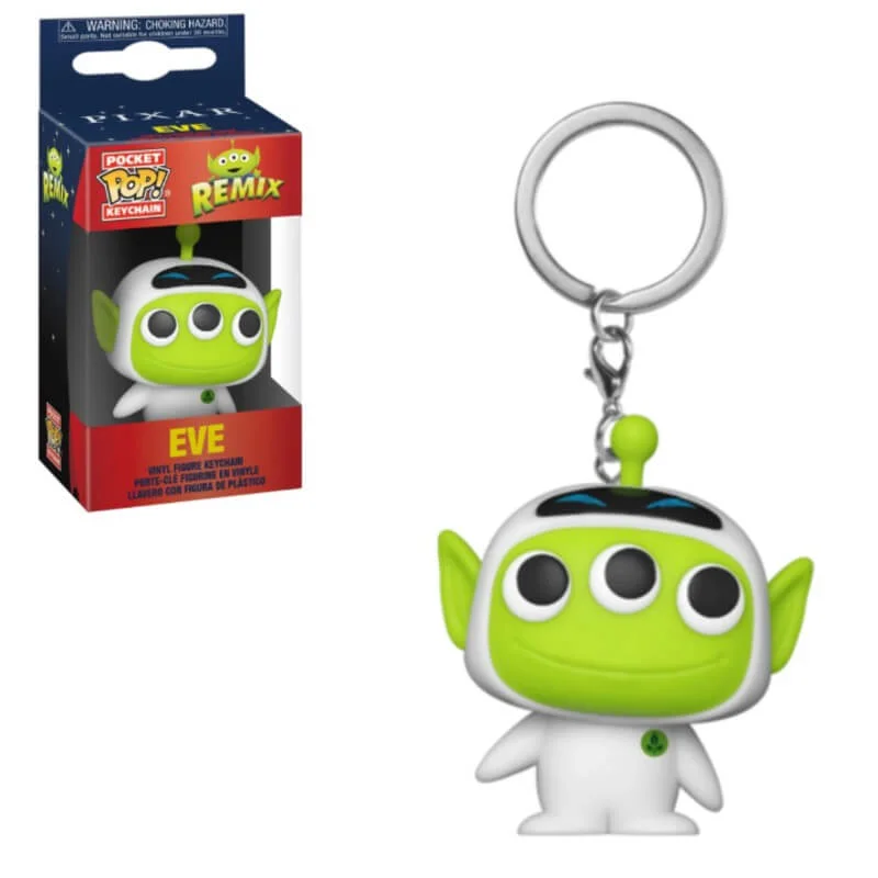Disney Pixar Alien as Eve Pop! Keychain Afbeelding 1