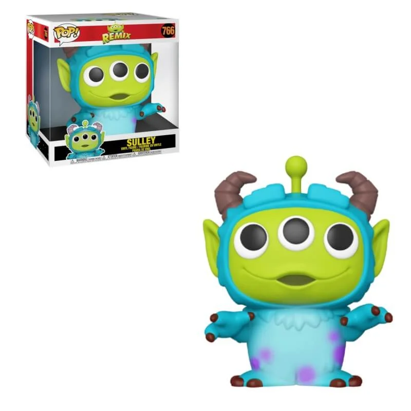 Disney Pixar Alien as Sulley 10-Inch Pop! Vinyl Figure Afbeelding 1