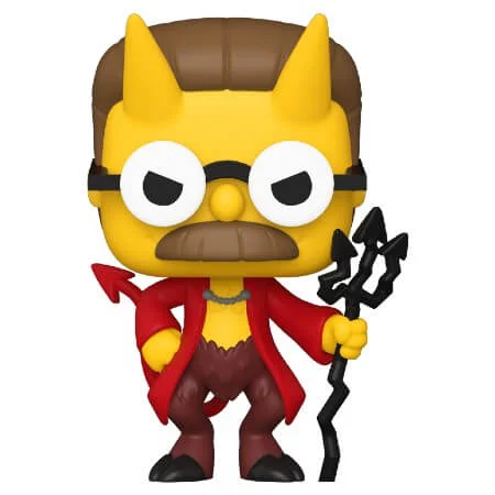 Simpsons Devil Flanders Pop! Vinyl Figure Afbeelding 1