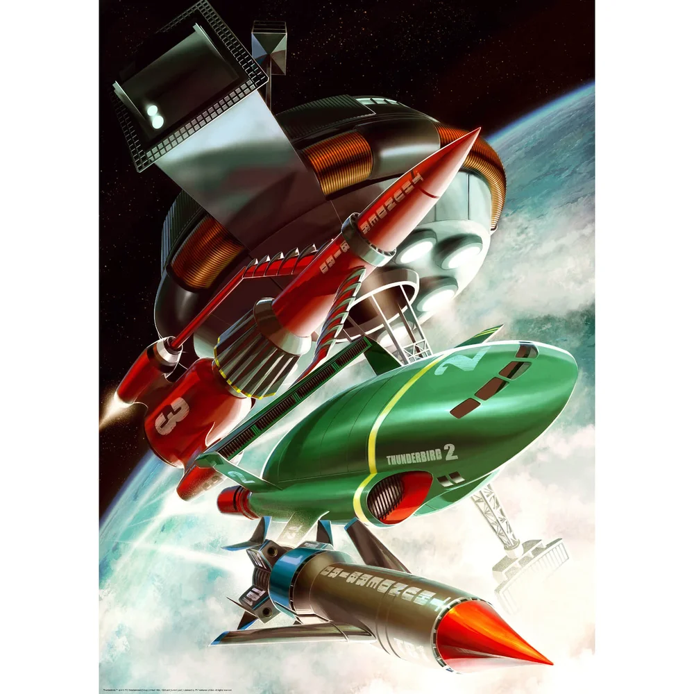 Thunderbirds Lithograph by Jake Lynch Afbeelding 1