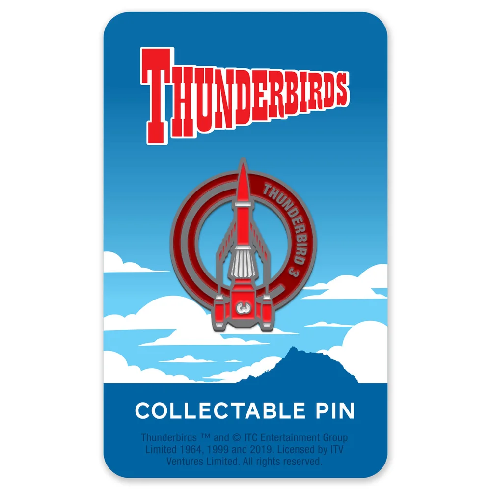 Thunderbirds Emaille Speld Badge 3 Afbeelding 1