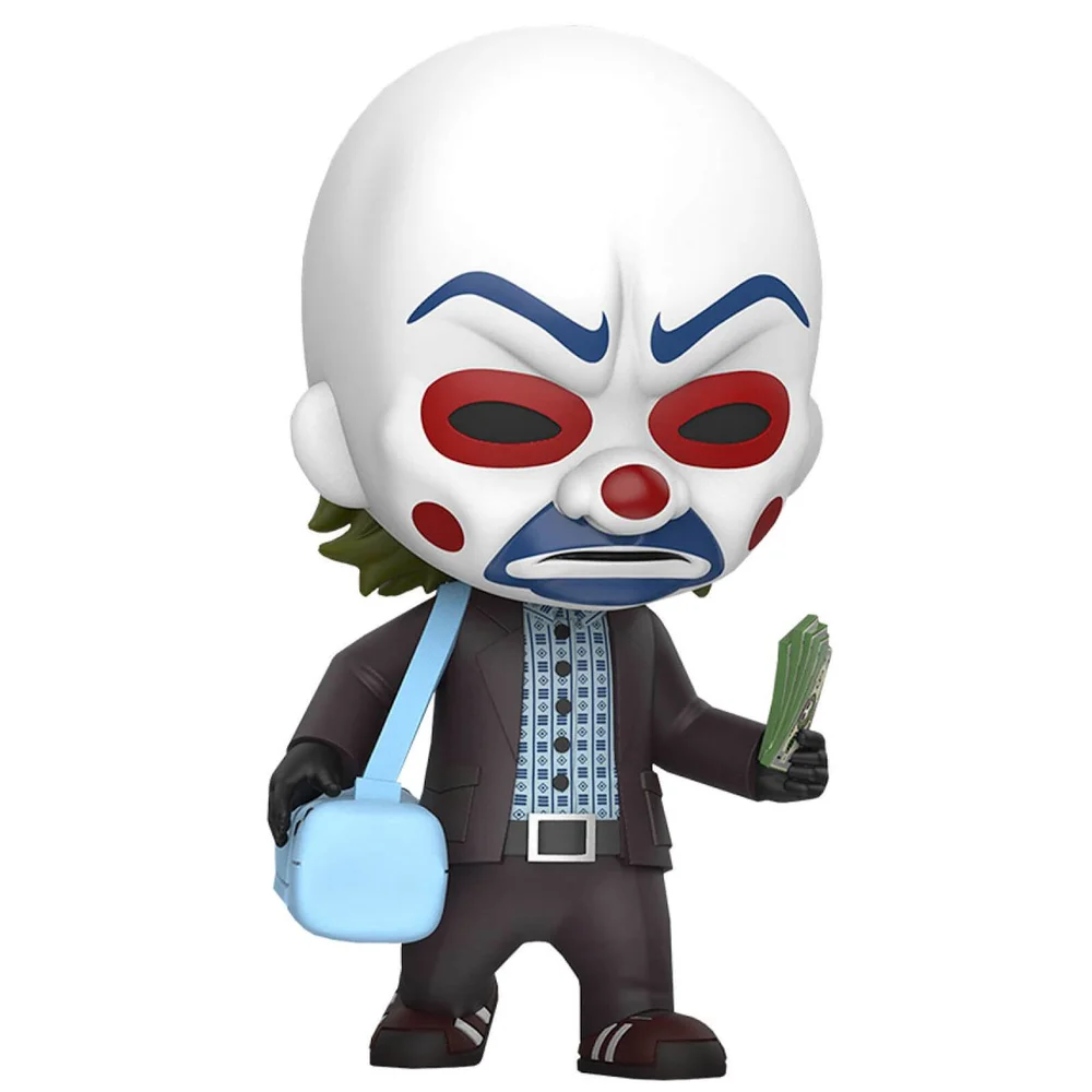 Hot Toys Batman: Dark Knight Trilogy Cosbaby Minifiguur Joker (Bankovervaller Versie) 12 cm Afbeelding 1