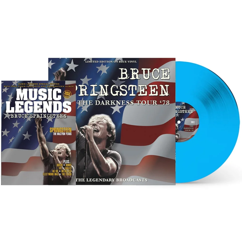 Bruce Springsteen - The Darkness Tour 78 (Blauw Vinyl) LP Afbeelding 1