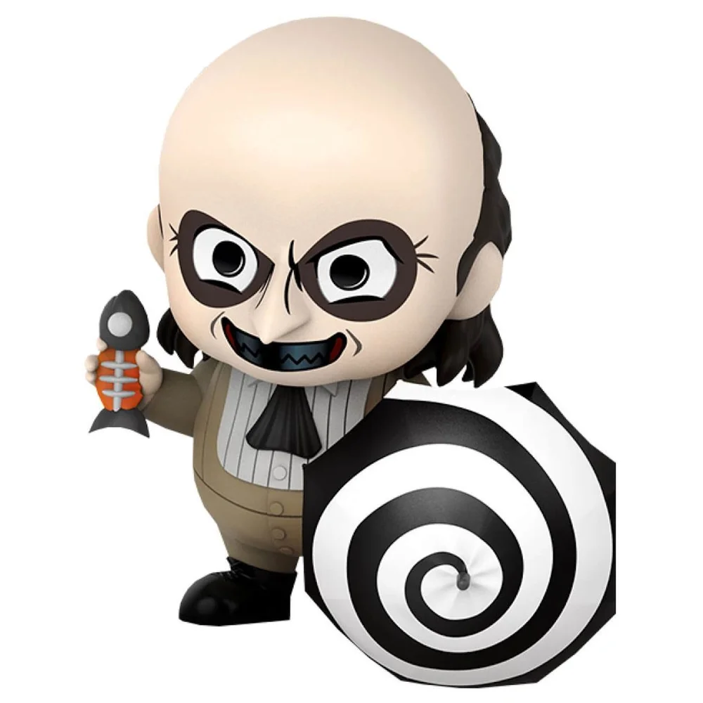 Hot Toys Batman Returns Cosbaby Mini Figuur De Pinguïn met paraplu 12 cm Afbeelding 1