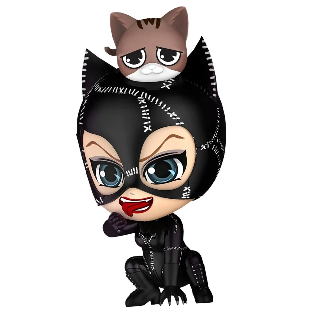 Hot Toys Batman Returns Cosbaby Minifiguren Catwoman 12 cm Afbeelding 1