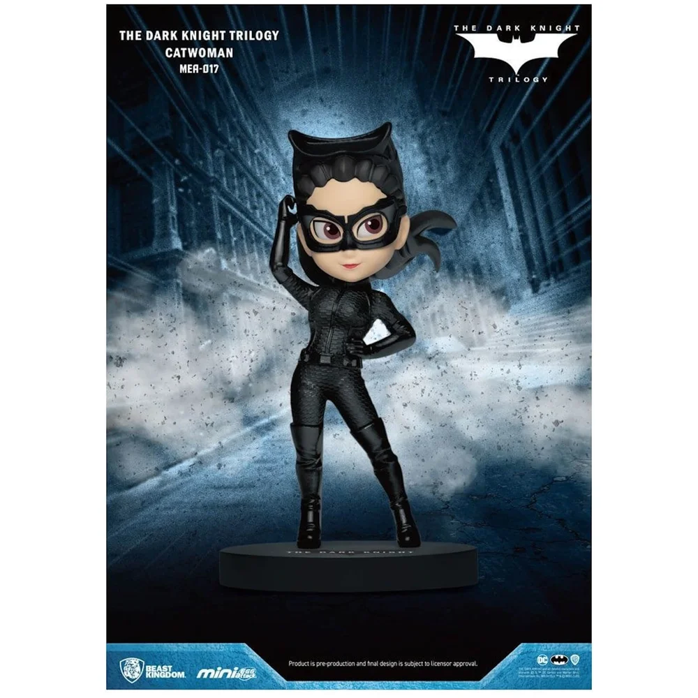 Beast Kingdom The Dark Knight Trilogie Catwoman Mini Ei Aanval Figuur Afbeelding 1