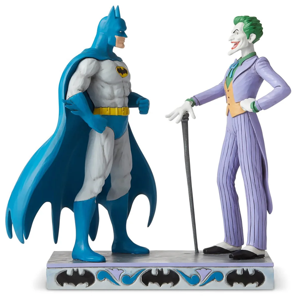 DC Comics by Jim Shore Batman™ vs De Joker Beeldje 21,5 cm Afbeelding 1