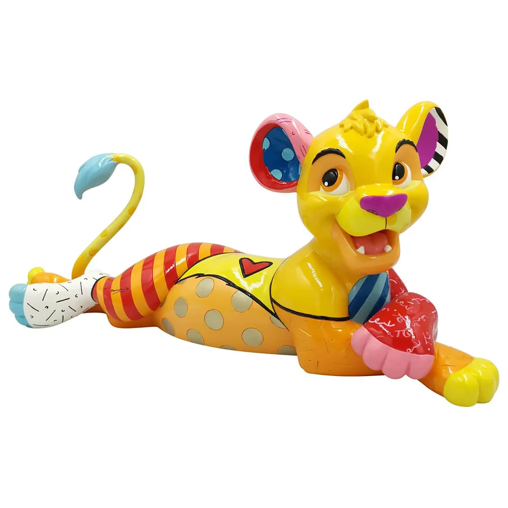 Disney by Romero Britto Simba Statement Figurine 48cm Afbeelding 1