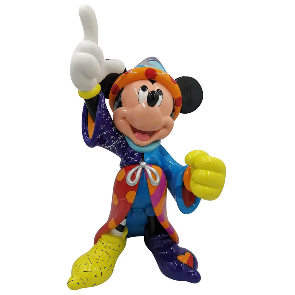Disney by Romero Britto Sorcerer Mickey Mouse Statement Figurine 46cm Afbeelding 1