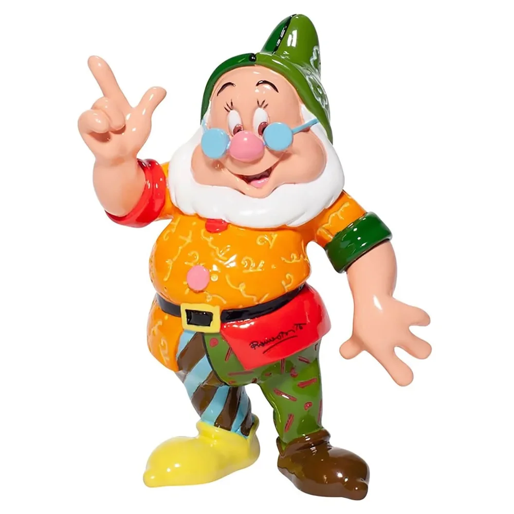 Disney by Romero Britto Doc Mini Figurine 9cm Afbeelding 1