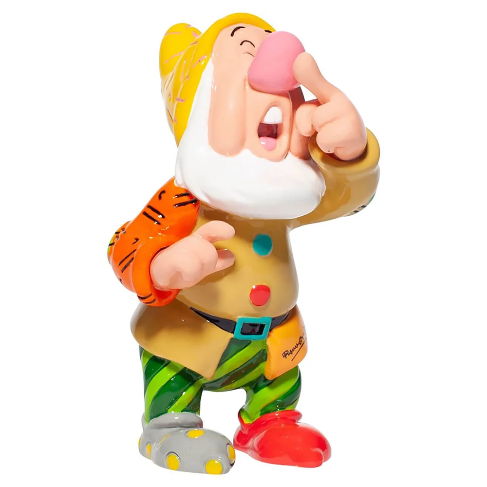 Disney by Romero Britto Sneezy Mini Figurine 9cm Afbeelding 1
