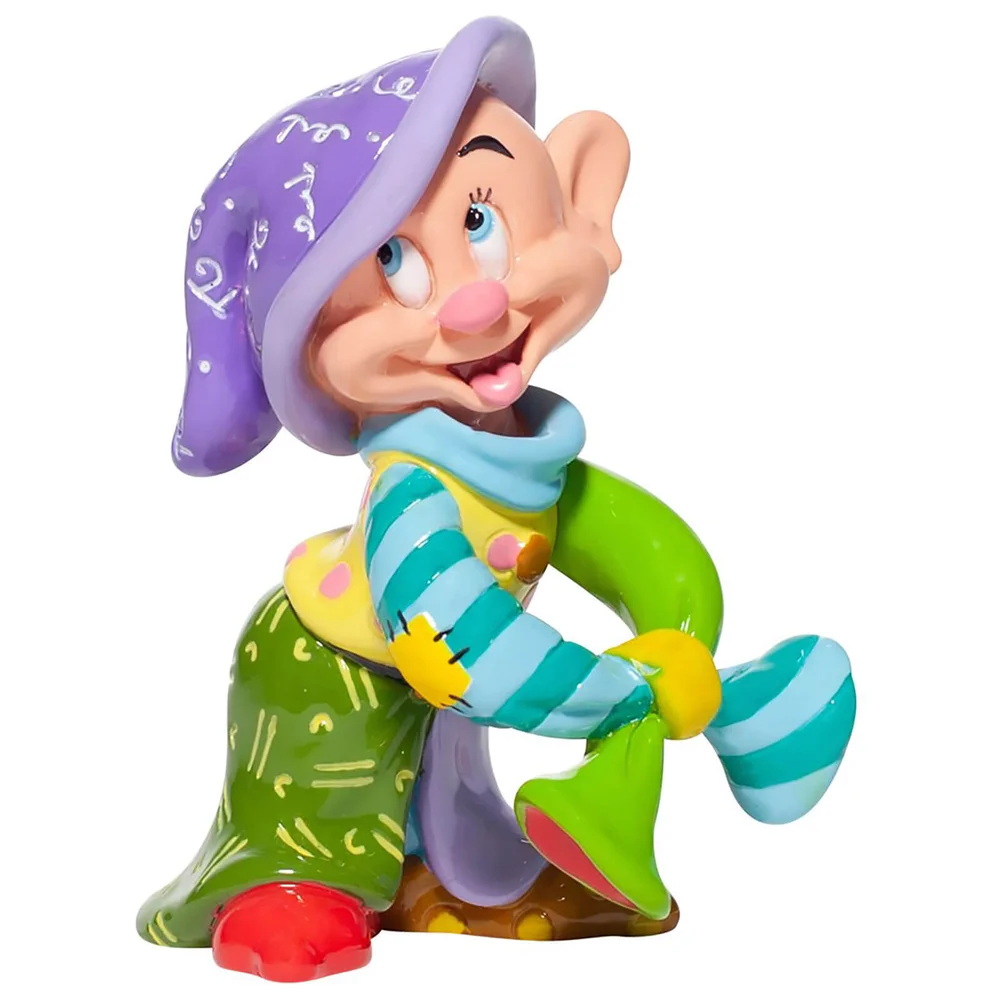 Disney by Romero Britto Dopey Mini Figurine 9cm Afbeelding 1