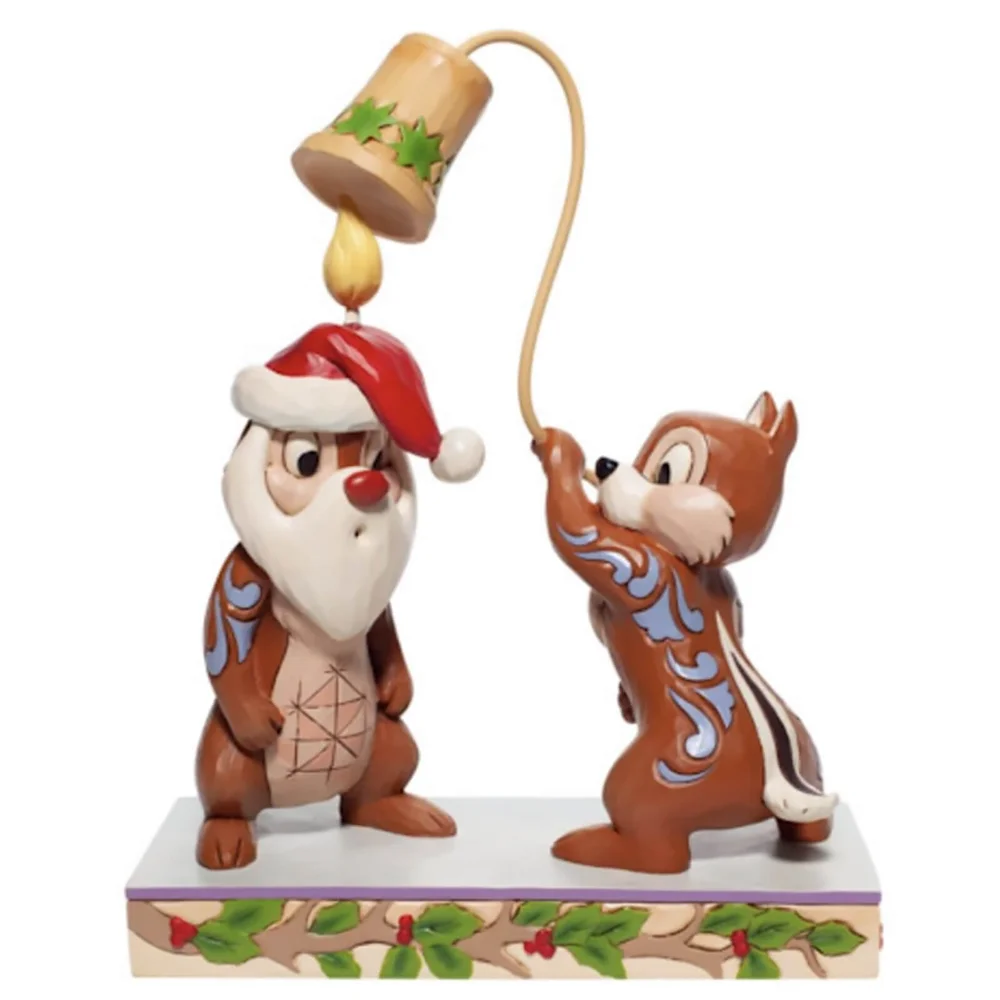 Disney Traditions Chip and Dale Figurine 14cm Afbeelding 1