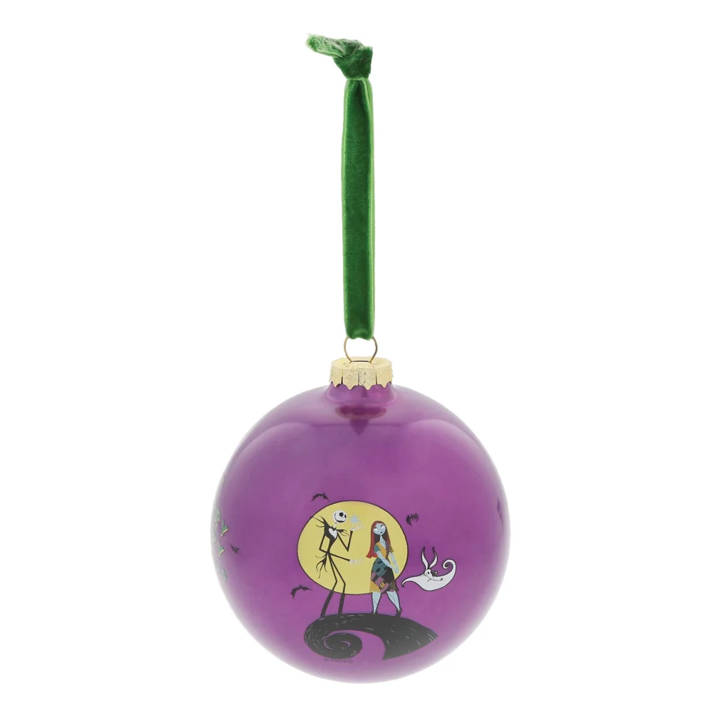 Enchanting Disney Collection Festive Frights (Nightmare Before Christmas Bauble) 10cm Afbeelding 1