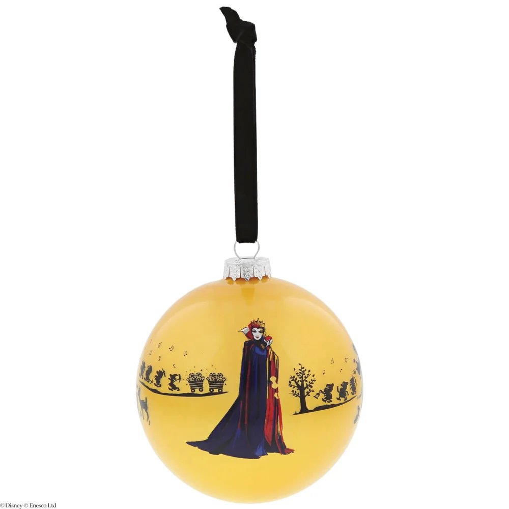 Betoverende Disney Collectie Kies je vergif (Evil Queen kerstbal) 10 cm Afbeelding 1