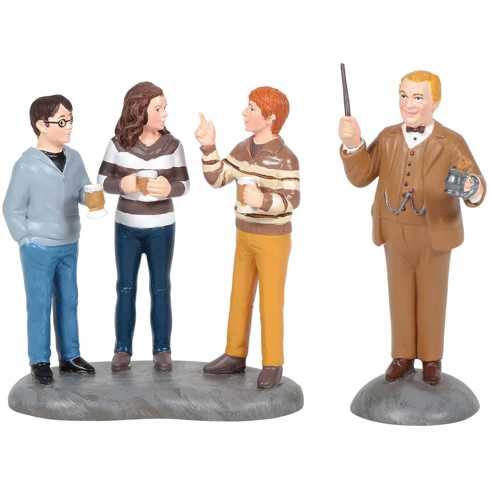 Harry Potter Dorp Professor Slughorn en zijn leerlingen 7 cm Afbeelding 1