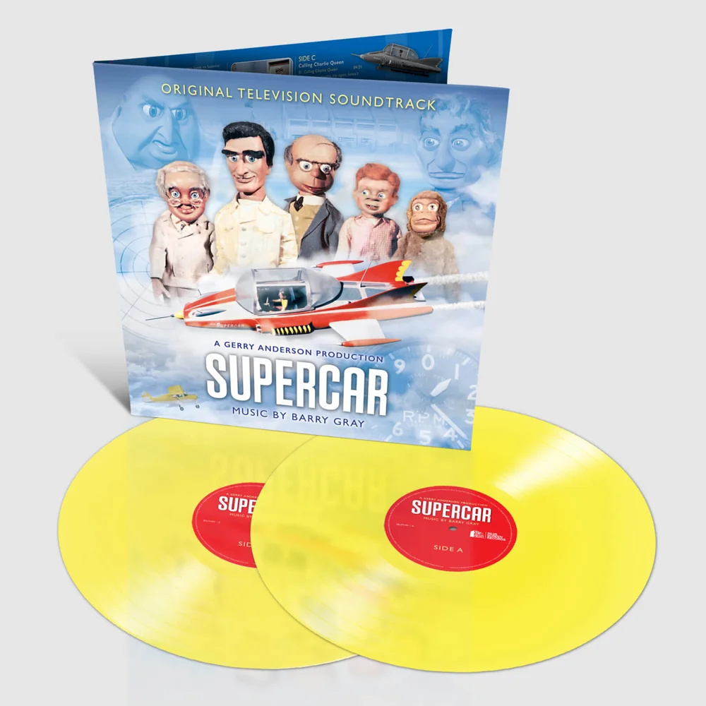 Supercar Original Television Soundtrack 2 x Colour Vinyl Afbeelding 1