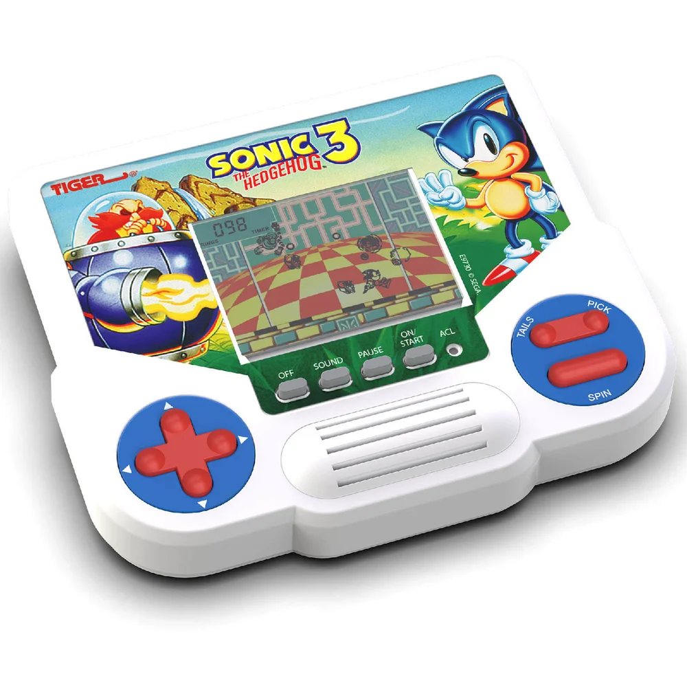 Hasbro Tiger Electronics Sonic the Hedgehog 3 Electronic LCD Video Game Afbeelding 1