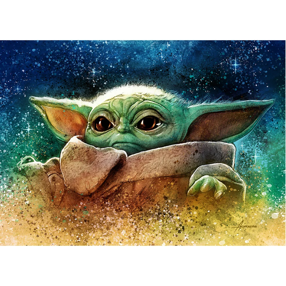 Star Wars The Mandalorian "Highest Bounty" Lithograph by Adam Schickling Afbeelding 1