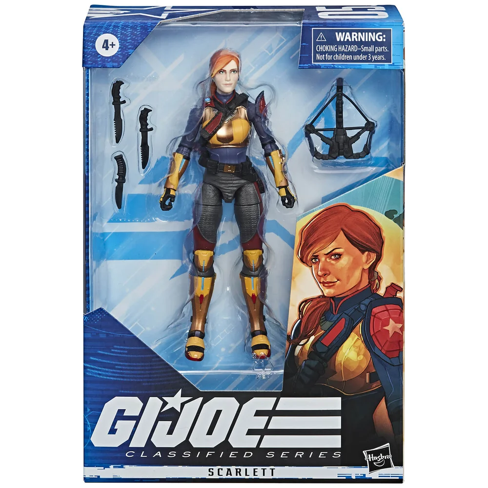 Hasbro G.I. Joe Geclassificeerde Serie Scarlett 15 cm Schaal Actiefiguur 05 Afbeelding 1