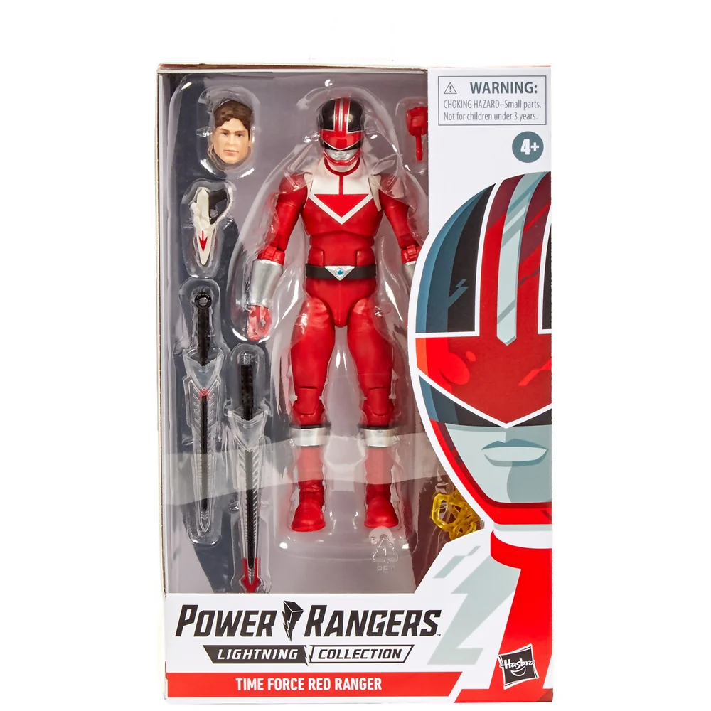 Hasbro Power Rangers Lightning Collection Time force Red Ranger 6-Inch Premium Collectible Action Figure Afbeelding 1