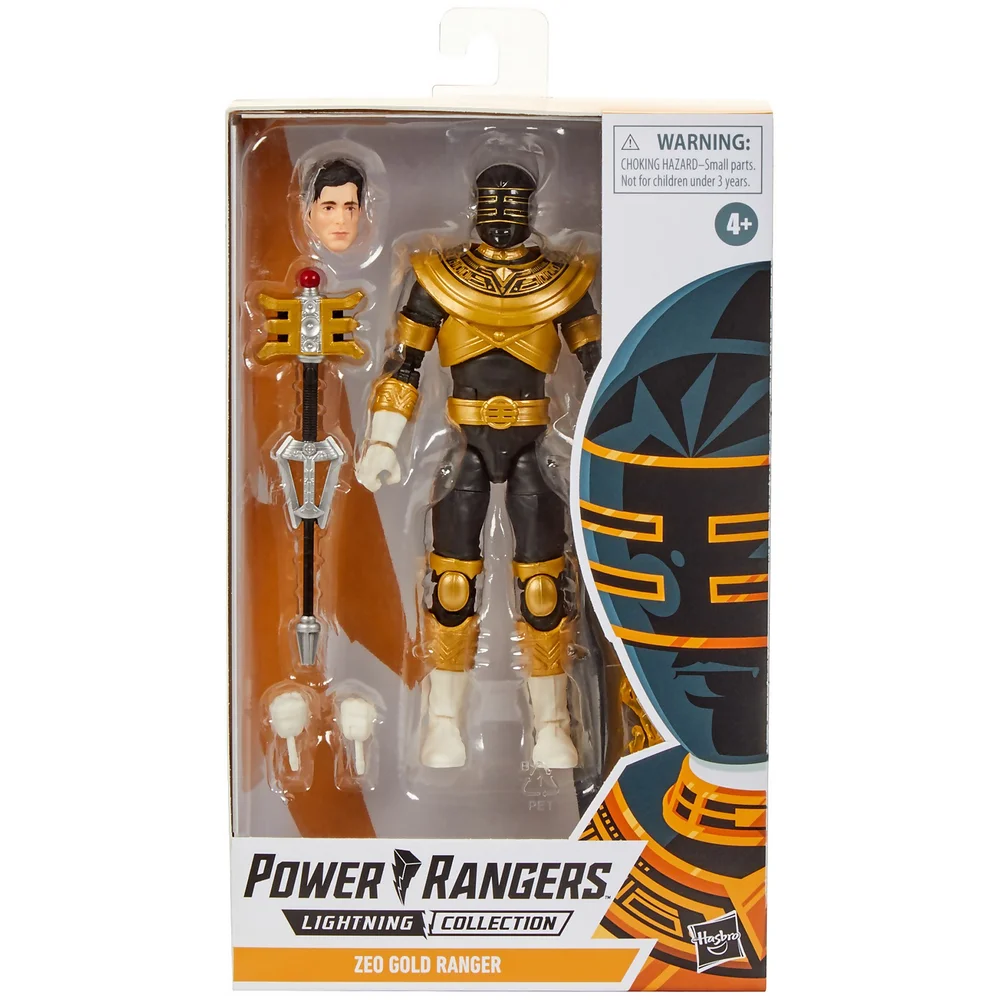 Hasbro Power Rangers Lightning Collection Mighty Morphin Gold Ranger 6-Inch Premium Collectible Action Figure Afbeelding 1