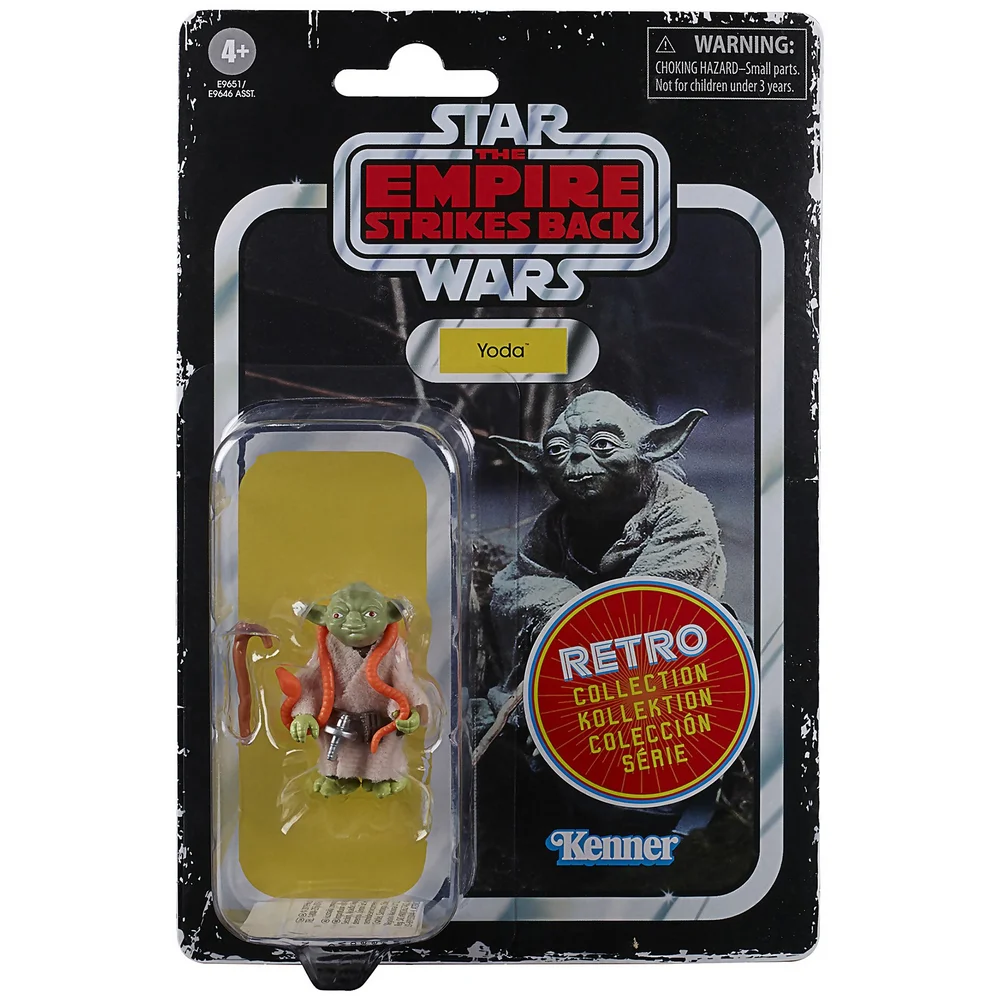 Hasbro Star Wars Retro Collectie Yoda speelgoed Actiefiguur Afbeelding 1