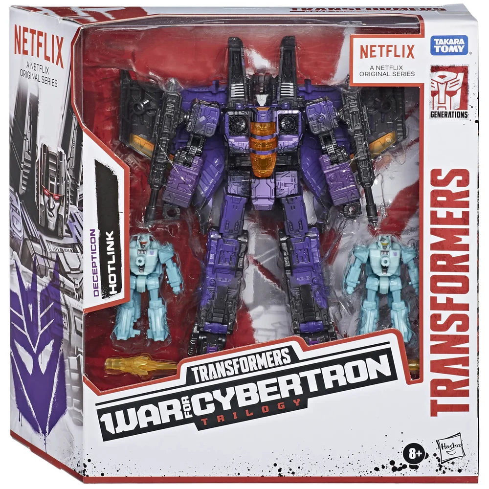 Hasbro Transformers War for Cybertron Series-Inspired Decepticon Hotlink 3-Pack Afbeelding 1