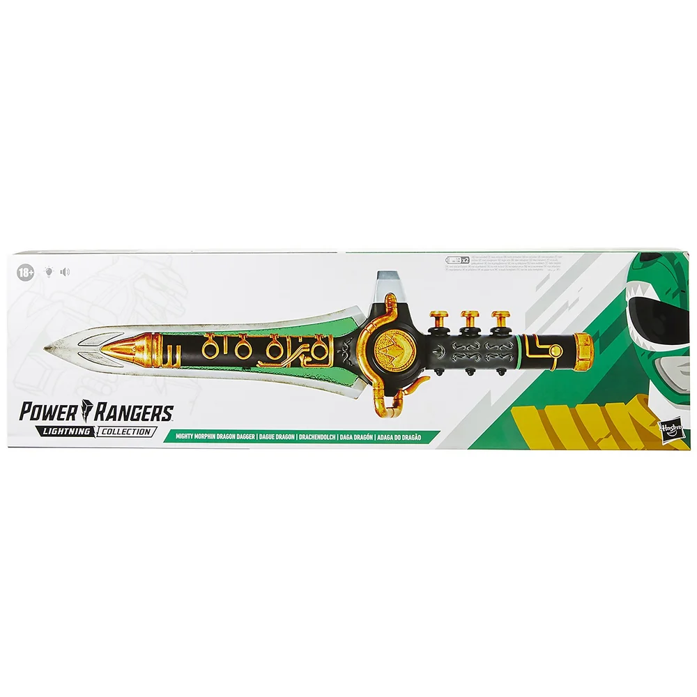 Hasbro Power Rangers Lightning Collection Mighty Morphin Green Dragon Dagger Afbeelding 1