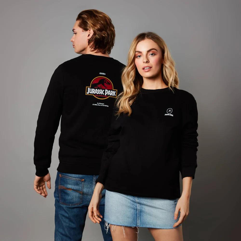 Jurassic Park Unisex Sweatshirt - Black - S Afbeelding 1
