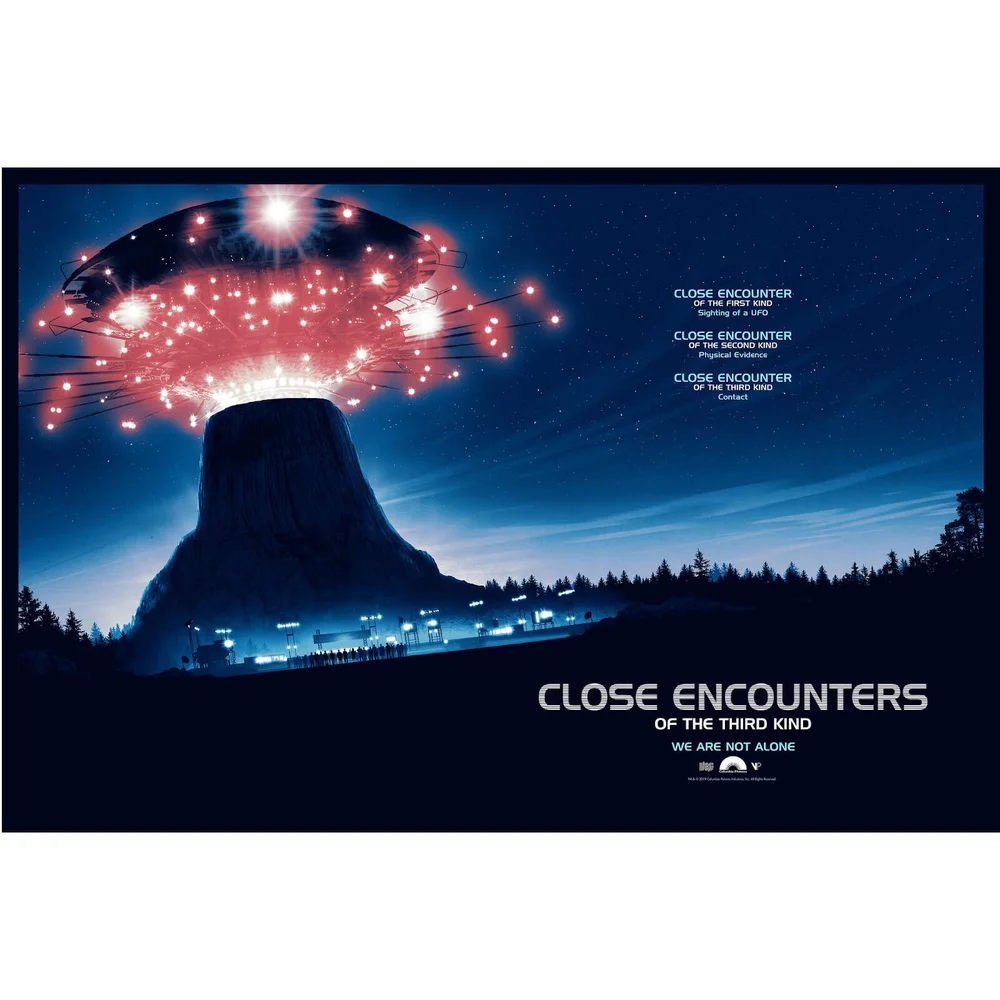 Close Encounters of the Third Kind ScreenPrint by Matt Ferguson Afbeelding 1