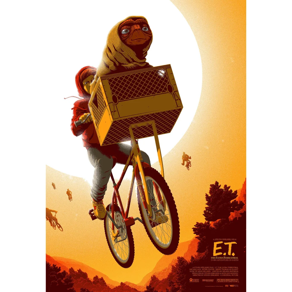 E.T. Screenprint door Florey Afbeelding 1