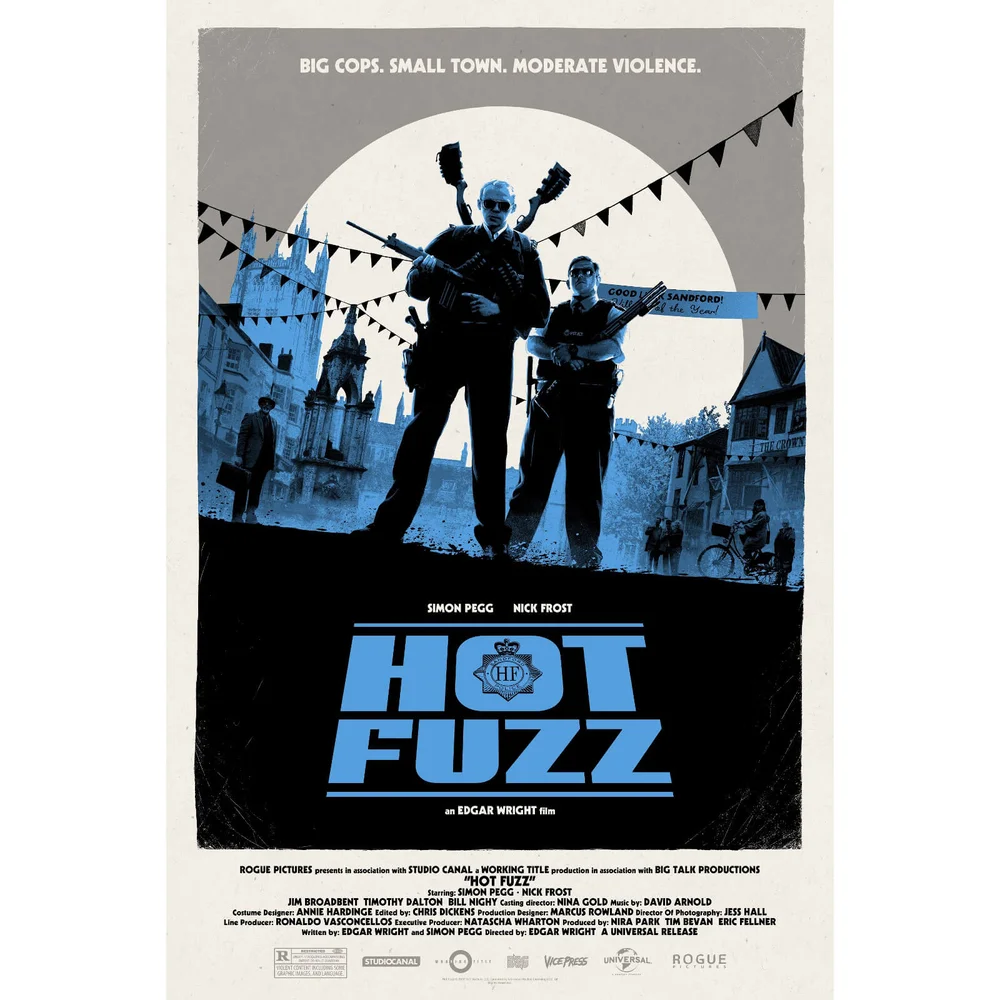 Hot Fuzz ScreenPrint by Matt Ferguson Afbeelding 1