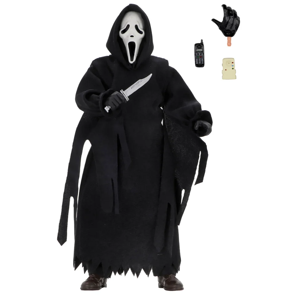 NECA Scream Ghostface 8 Inch Clothed Action Figure Afbeelding 1